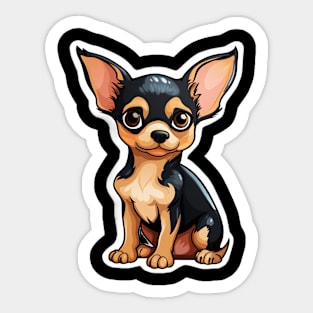 Cute Chihuahua Dog - Dogs Chihuahuas Sticker